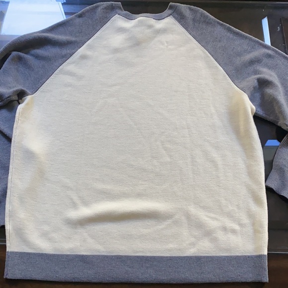 Host Pick Daniel Cremieux Signature Wool Raglan Colorblock Crew Neck Sweater - Picture 5 of 8